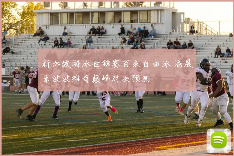 新加坡游泳世锦赛百米自由泳 潘展乐波波维奇巅峰对决预测